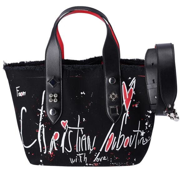 Christian Louboutin Frangibus Small Tote Bag Black - Picture 1 of 7